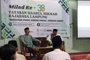 Ketua Yayasan Daarul Hikmah Rajabasa Lampung, Drs. Sunardi, M.Pd.